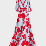 Pilar | Vestido Largo Elegante con Escote Profundo
