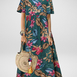 Aviva™ | Boho Floral Maxi Dress
