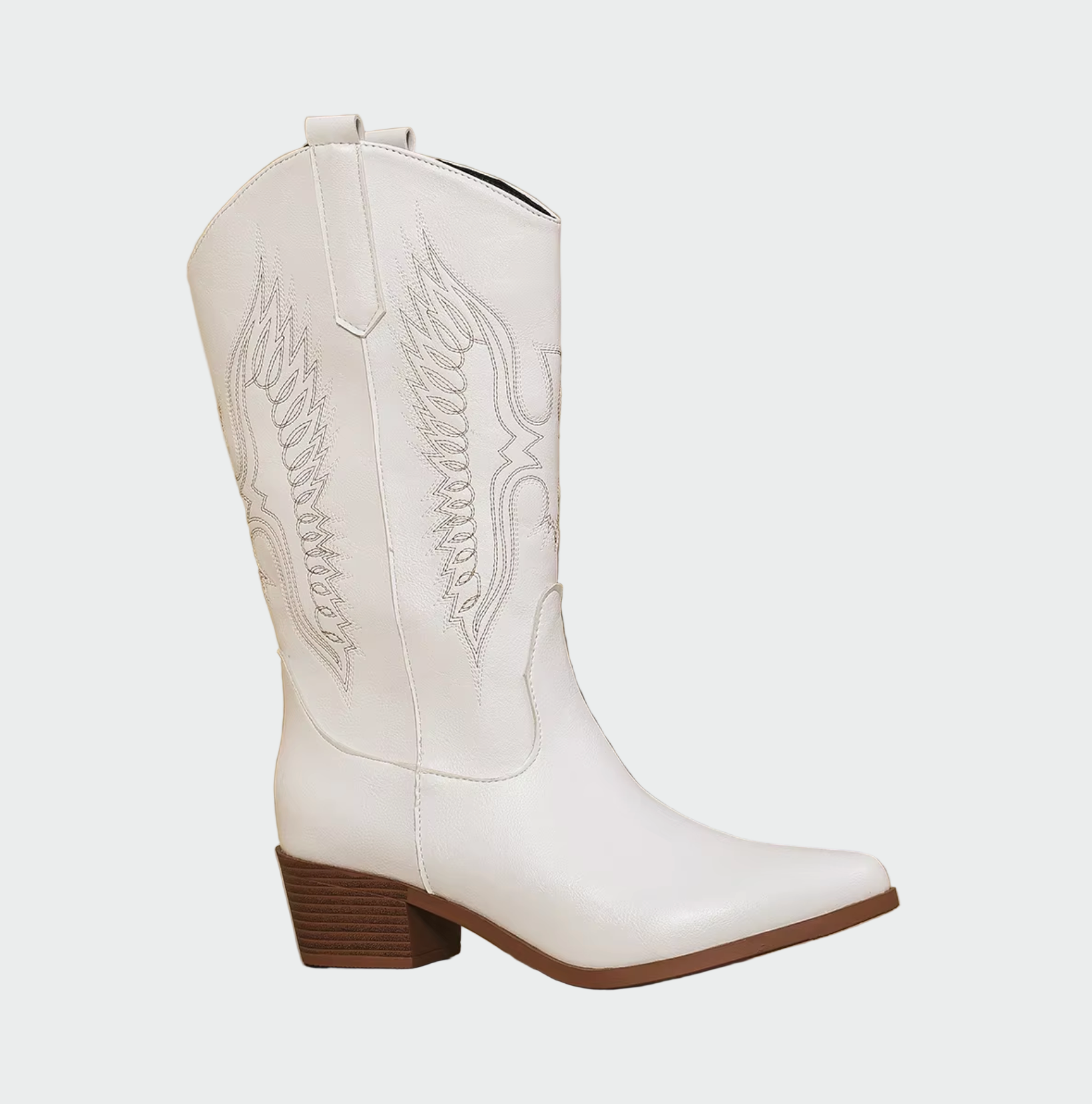 Botas de vaquero de cuero occidental
