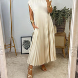 La Scintilla | Vestido Sin Mangas con Pliegues