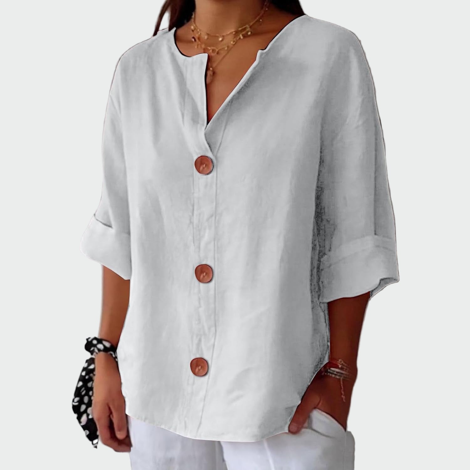 Camisa Casual con Textura