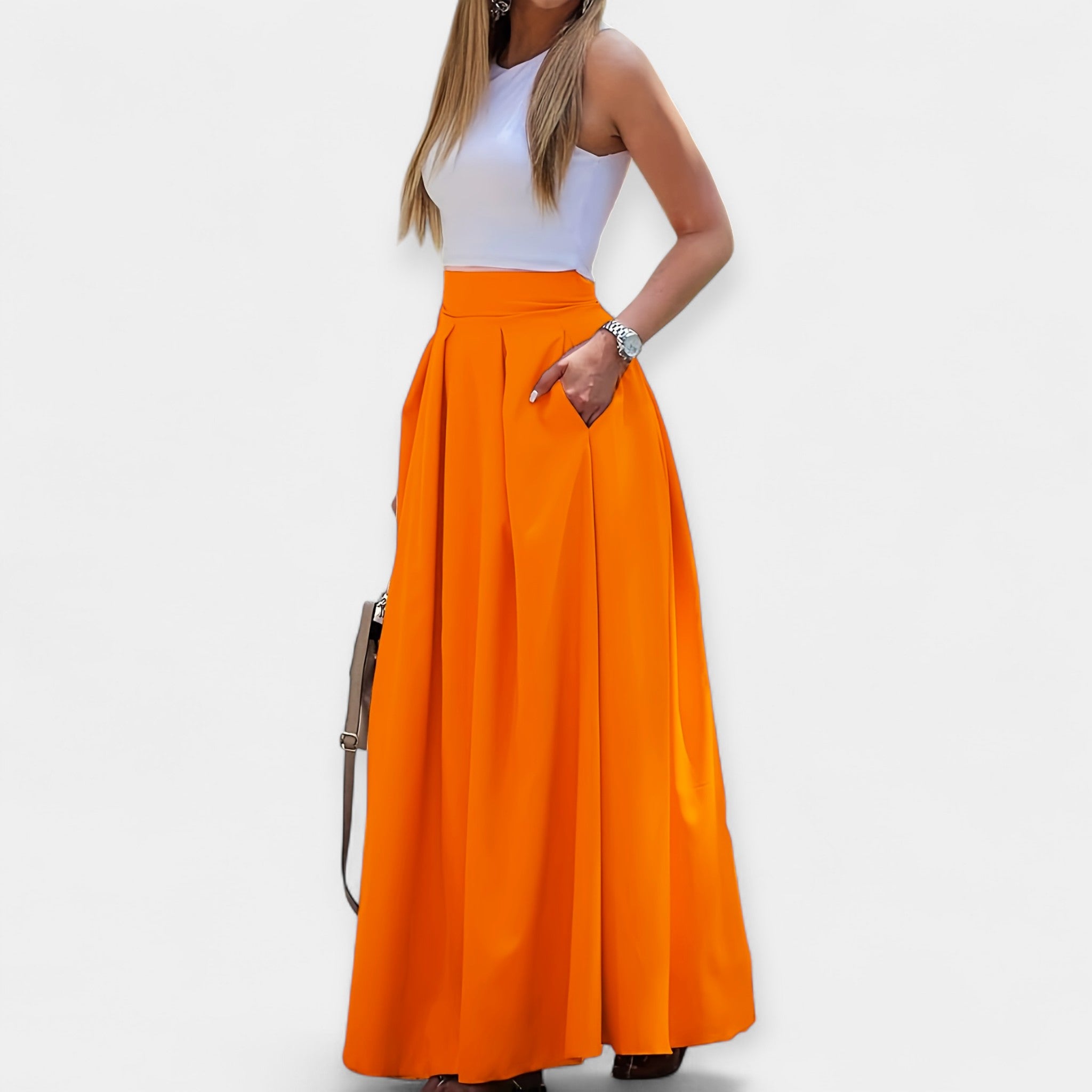 Elegante Falda Midi