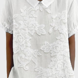 Lily - Blusa con Cuello Elegante