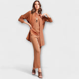 Helena - Conjunto de tres piezas para un look casual