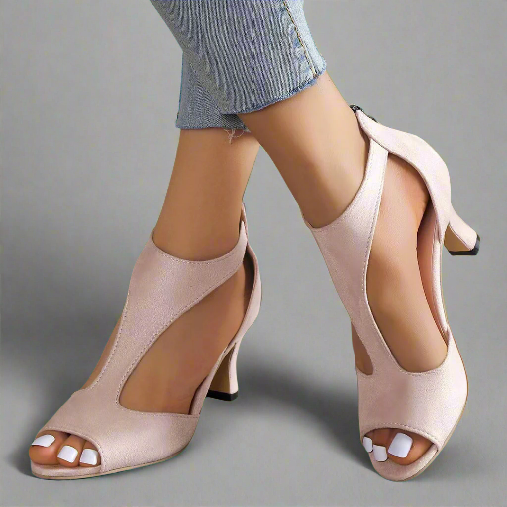 Heidrun - Sandalias chic y confortables con tacón