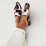 Amália - Mocasines de Diseño Abstracto