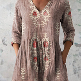 Elise | Blusa Larga con Escote en Forma de V