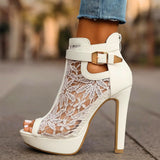 Liliana - Tacones Elegantes con Encaje