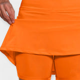 Shorts de Cintura Alta con Falda