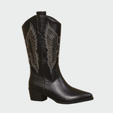 Botas de vaquero de cuero occidental
