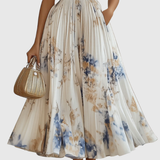 Rowella | Elegante Vestido Maxi con Pliegues
