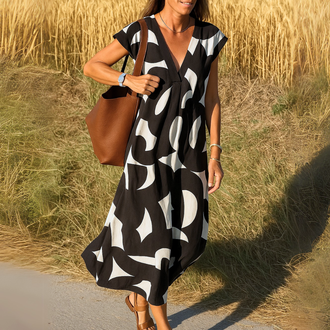 Magda - Vestido ligero con escote en V