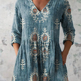 Elise | Blusa Larga con Escote en Forma de V