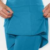 Shorts de Cintura Alta con Falda