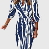Everly | Vestido Elegante con Diseño Envolvente y Estampado