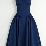 Odete - Vestido midi con corsé definido