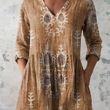 Elise | Blusa Larga con Escote en Forma de V