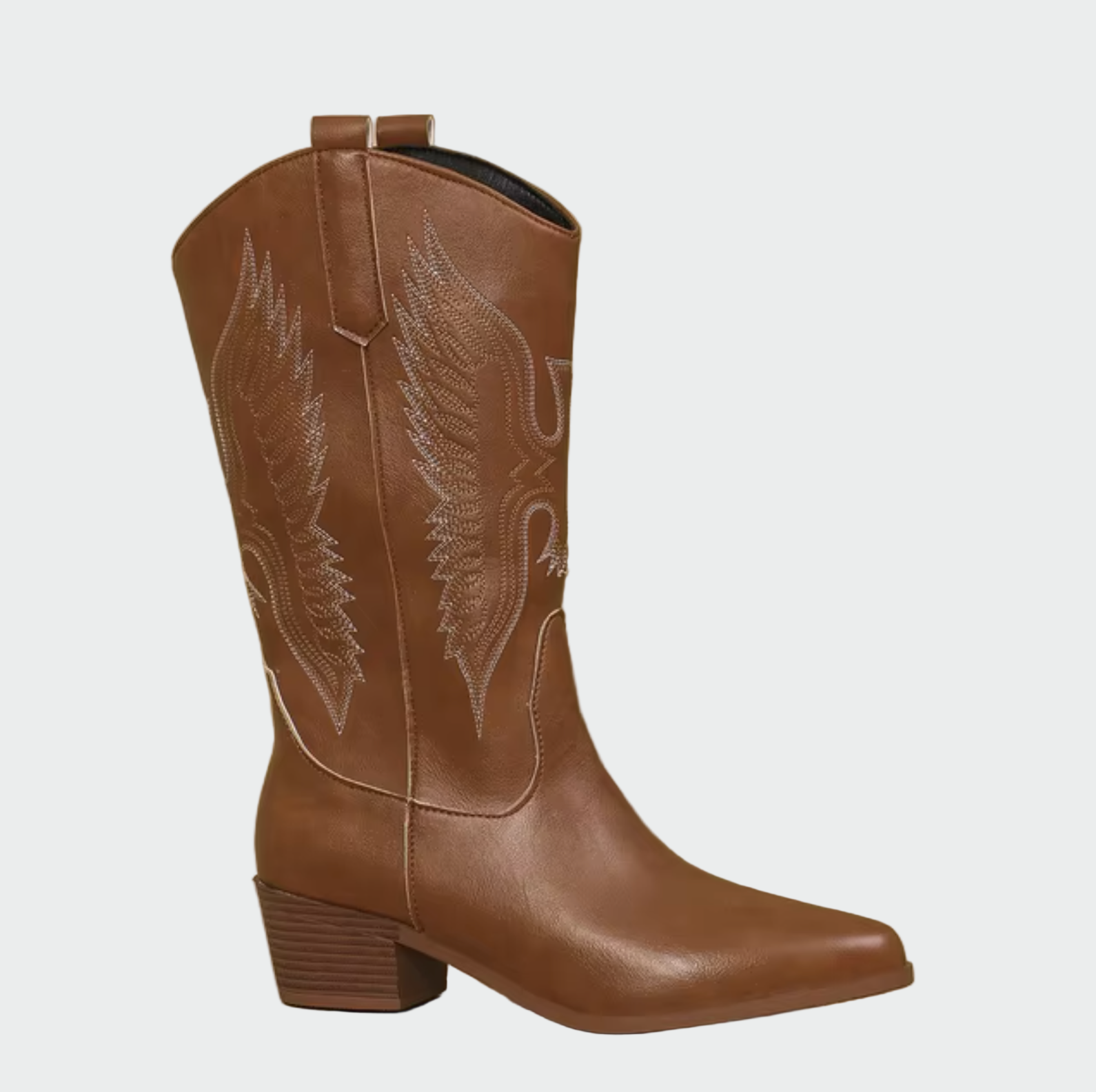Botas de vaquero de cuero occidental