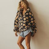 Sudadera de Forro Polar Floral - Diseño Margaritas