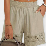 Shorts de Encaje