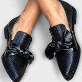 Cláudia - Mocasines con Lazo Adornado
