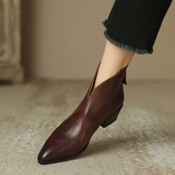 Camila - Botines Elegantes con Tacón Bajo