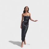Carmen - Vestido sin mangas de satén