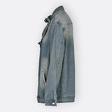 Sílvia - Abrigo Vintage con Cuello Alto y Diseño Asimétrico