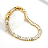 Pulsera Baguette Rivière