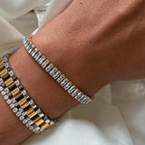 Pulsera Baguette Rivière