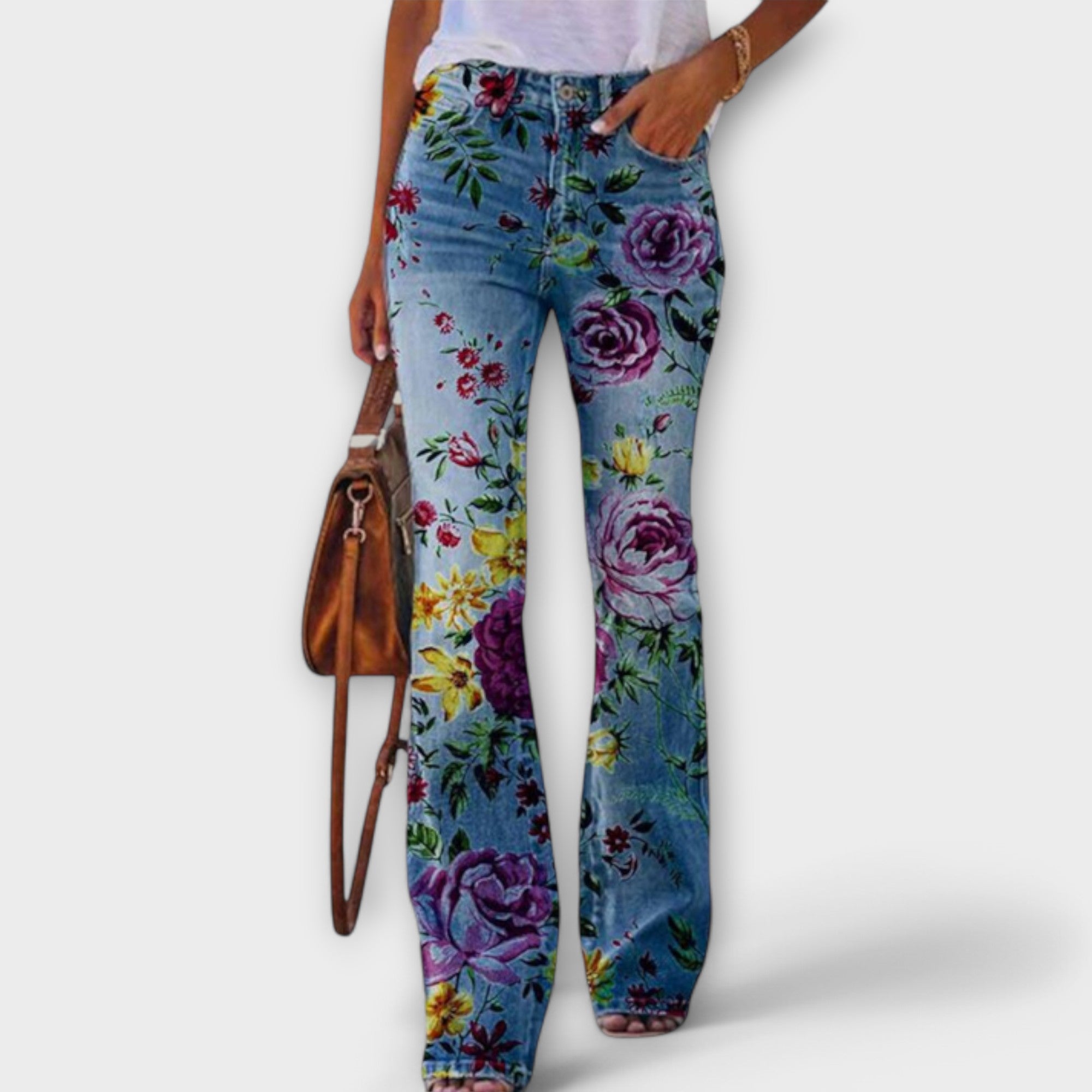 Alexandra - Pantalones Florales