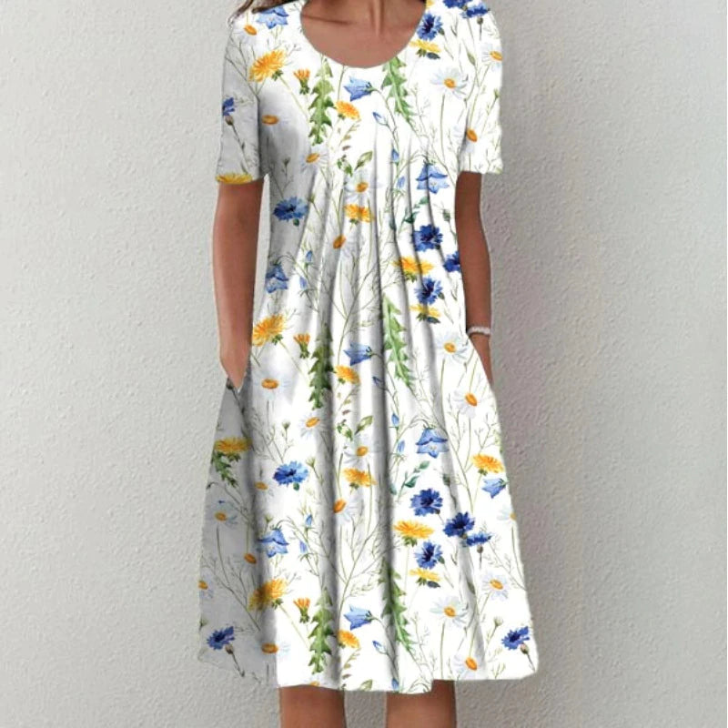 Marta - Vestido Midi de Capas