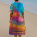 Ema - Vestido Tie-Dye Crepúsculo