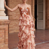 Nala | Vestido con Detalles de Volantes