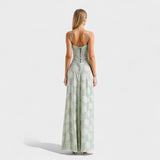 Verona - Vestido Maxi de Encaje con Estampado Floral