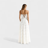Verona - Vestido Maxi de Encaje con Estampado Floral