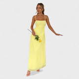 Flóssi - Vestido Maxi en Amarillo