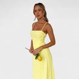 Flóssi - Vestido Maxi en Amarillo