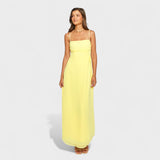 Flóssi - Vestido Maxi en Amarillo