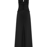 Velina - Vestido de encaje y satén elegante
