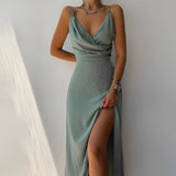 La Chispa | Vestido Elegante con Escote Victoria