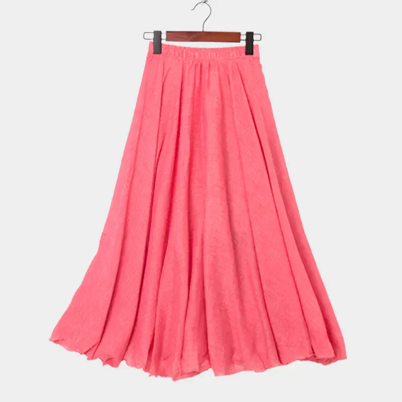 Falda Chic de Cintura Alta