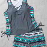 Aurora - Tankini Fluido Estilizador" could be rewritten as "Aurora - Flowy Styling Tankini.