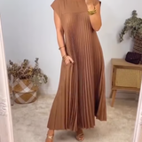 La Scintilla | Vestido Sin Mangas con Pliegues