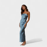 Carmen - Vestido sin mangas de satén