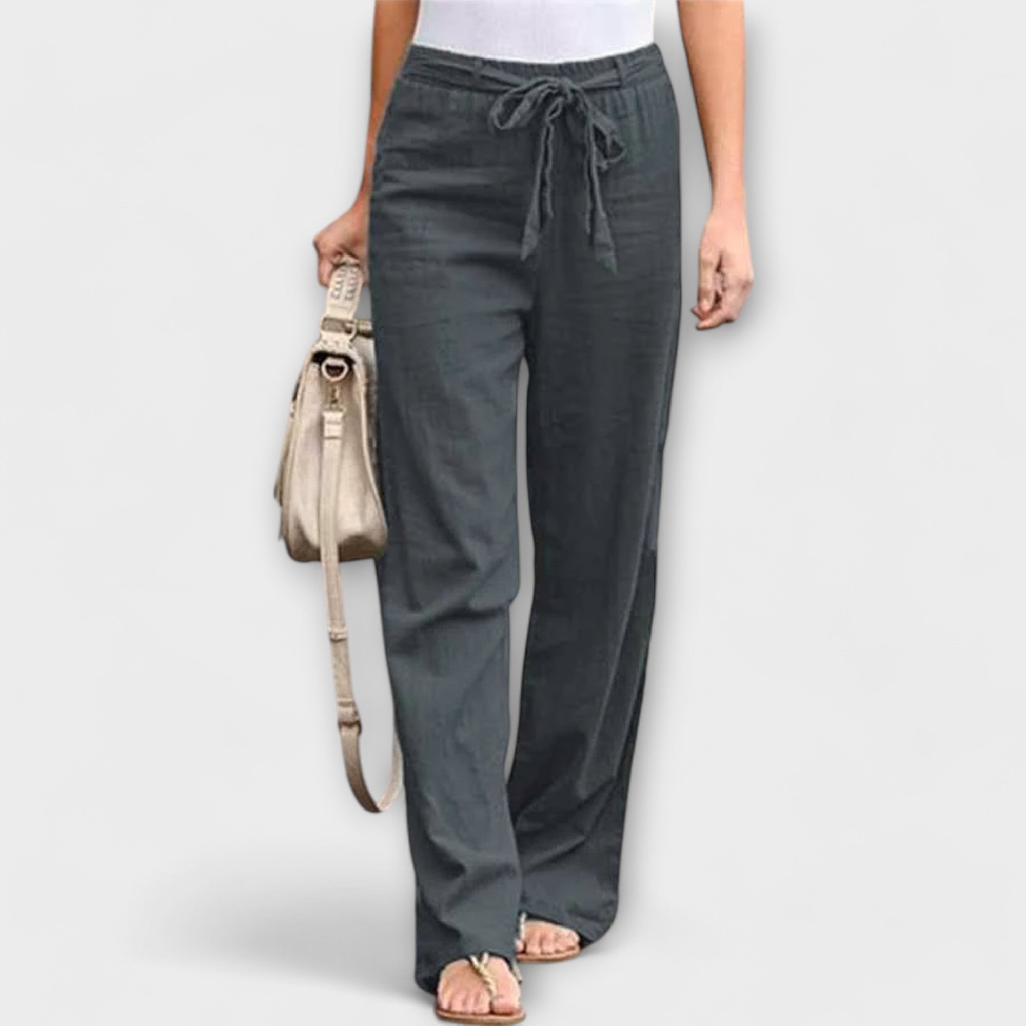 Lorena - Ligeros Pantalones de Lino