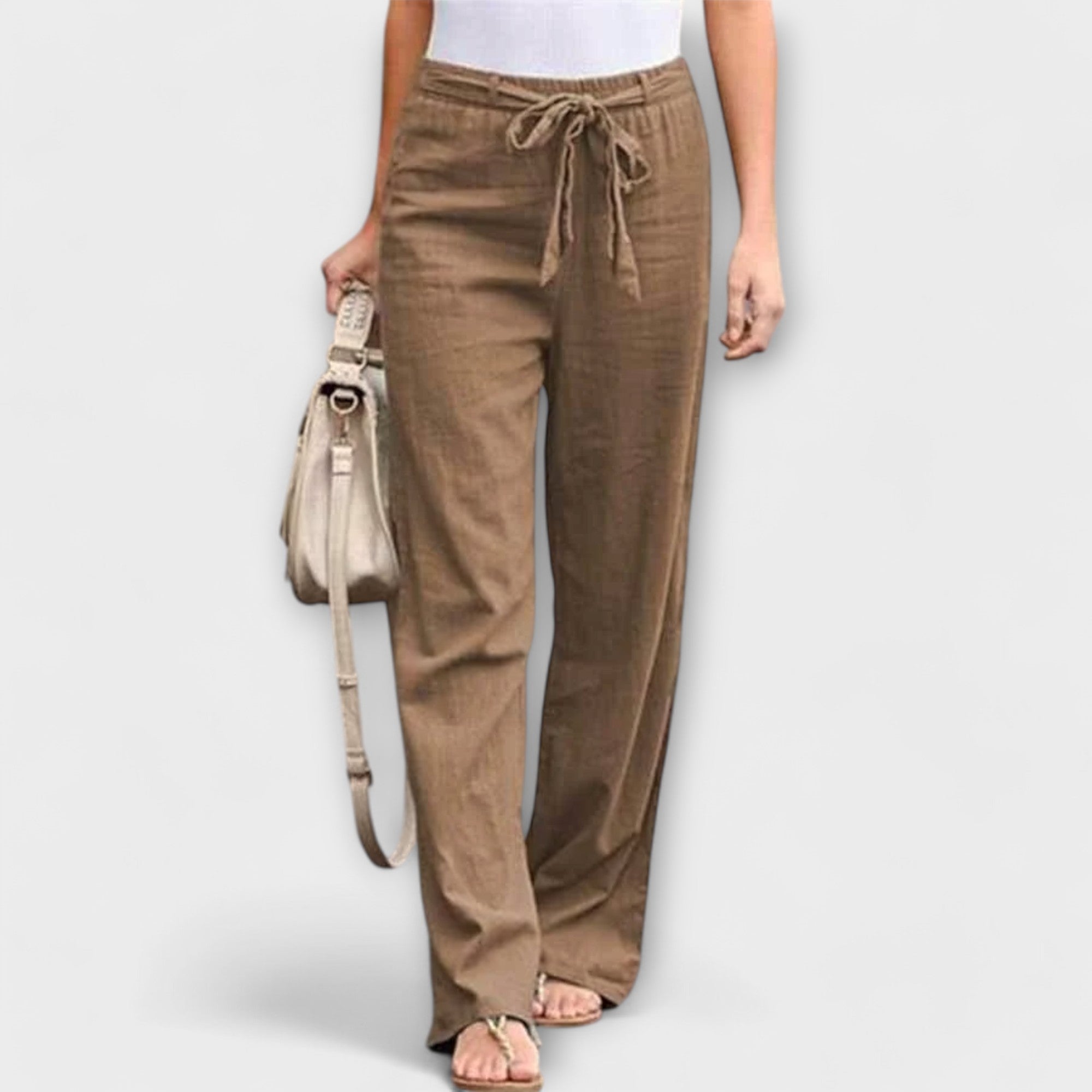Lorena - Ligeros Pantalones de Lino