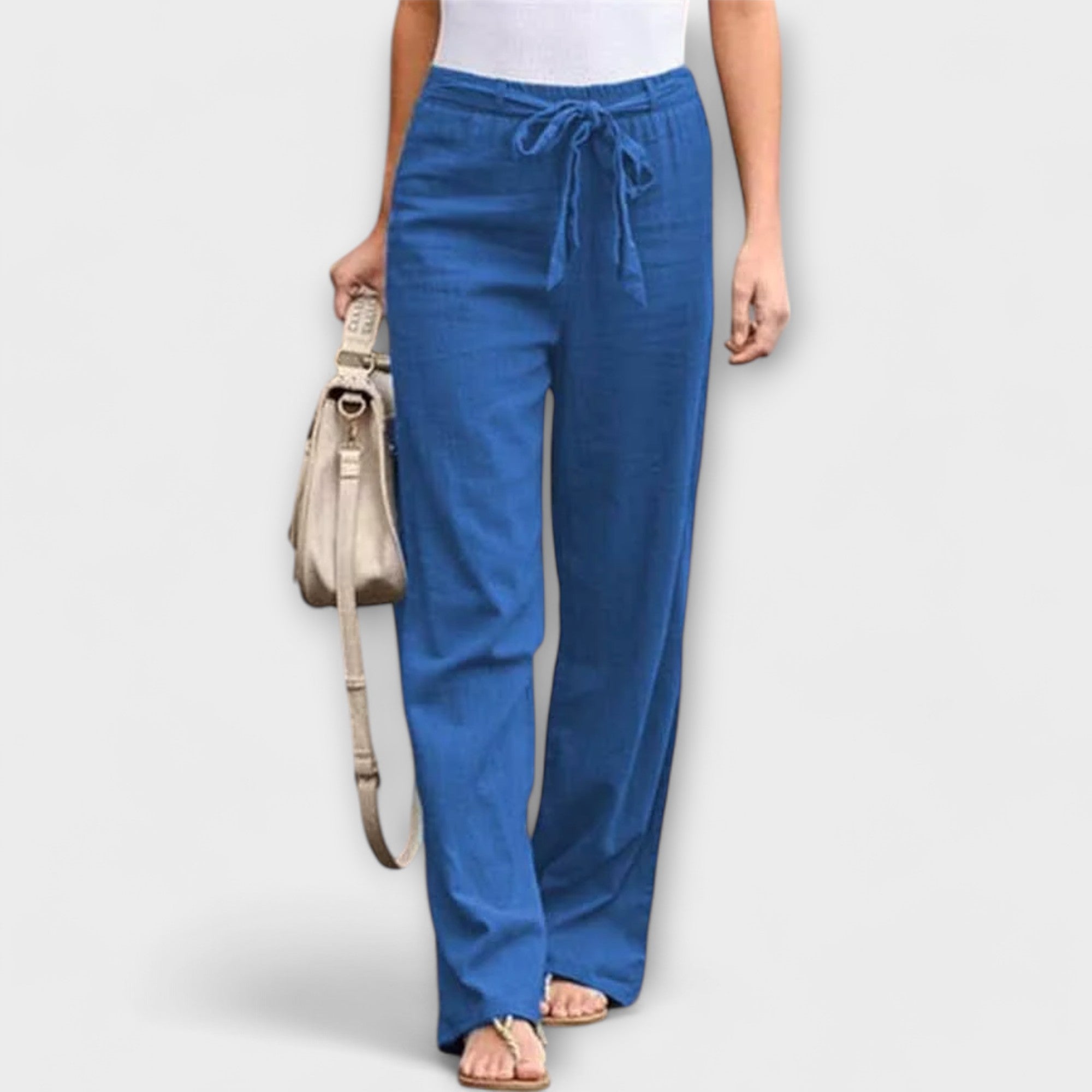 Lorena - Ligeros Pantalones de Lino