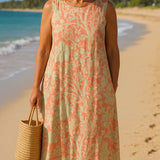 Elis - Vestido Vintage con Estampado Floral