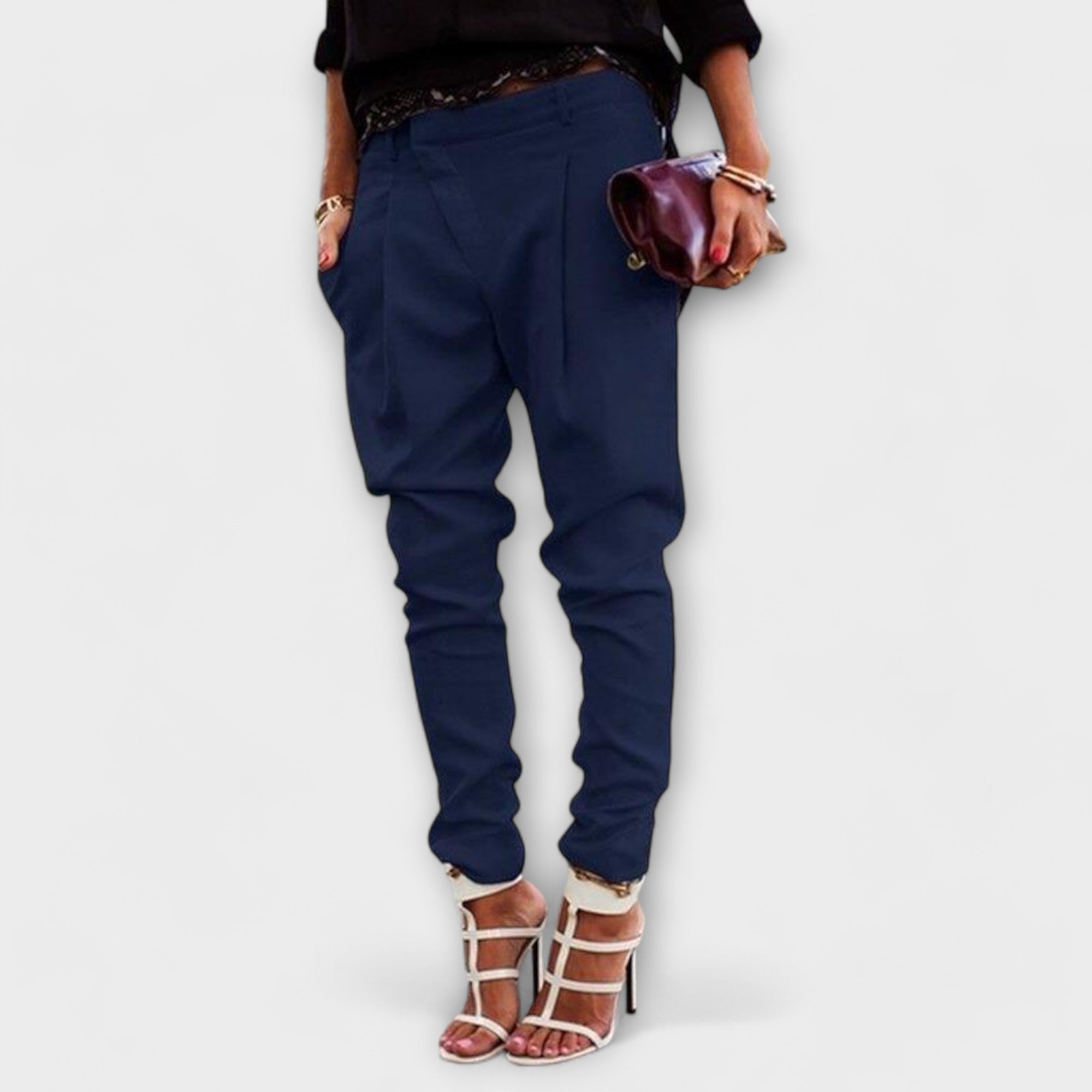 Mira - Elegantes Pantalones de Cintura Alta